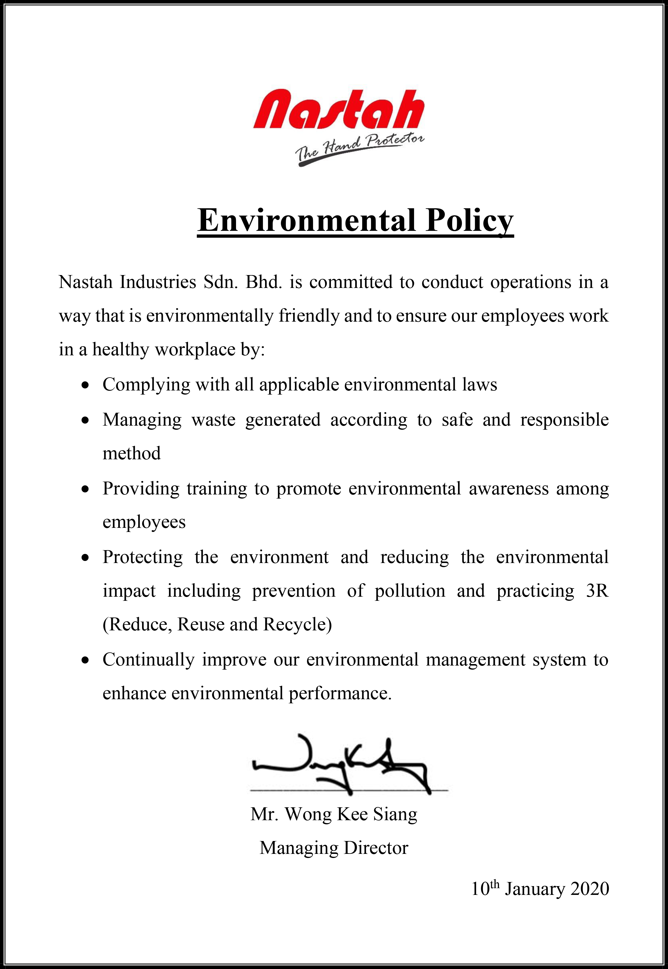 Environmental Policy 1