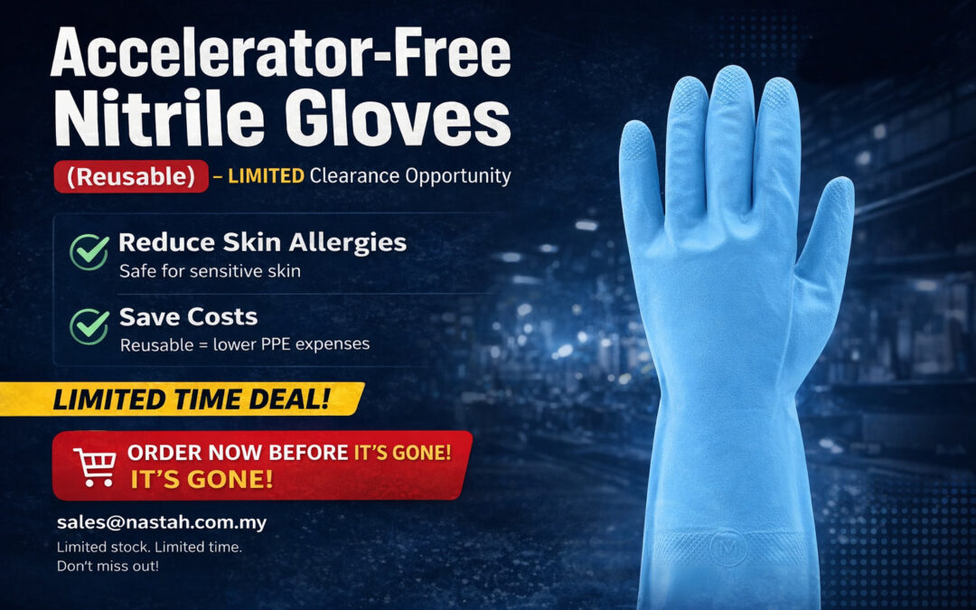 Accelerator-Free Nitrile Gloves (Reusable) – Limited Clearance Opportunity