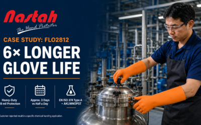 Case Study: 6× Longer Glove Life — How FLO2812 Solved a Chemical Handling Challenge 