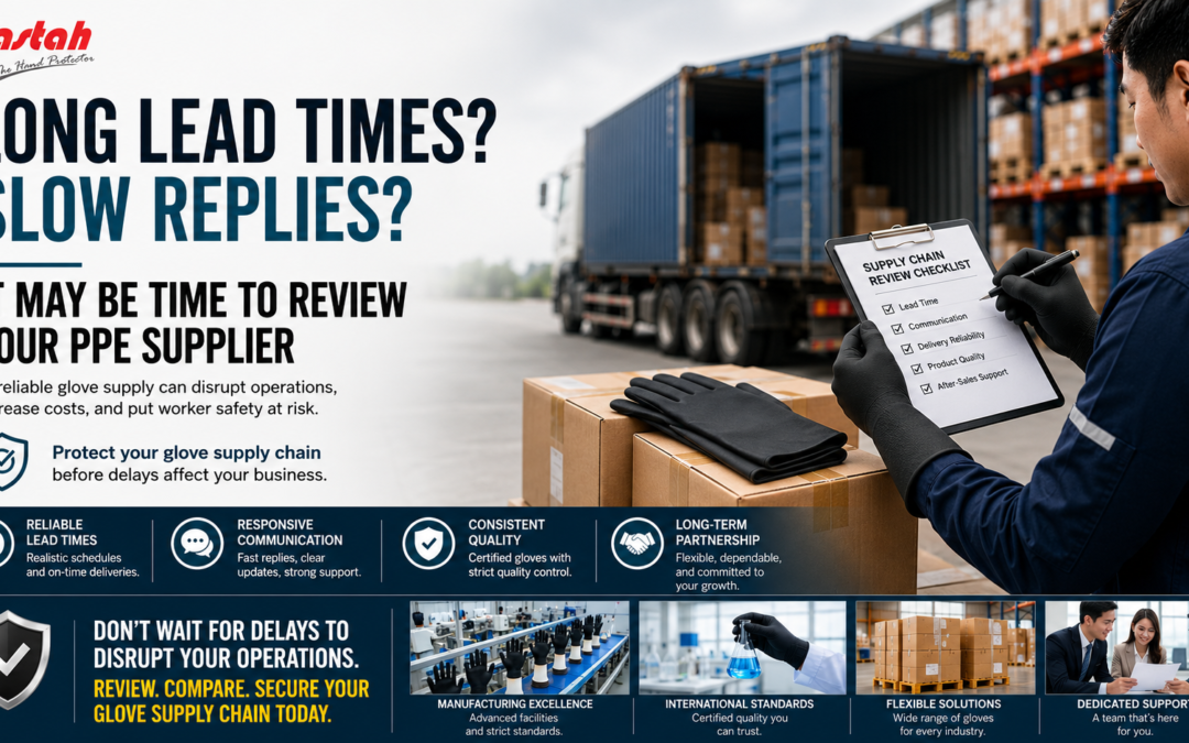 Long Lead Times? Slow Replies? It May Be Time to Review Your Current PPE Manufacturer/Supplier