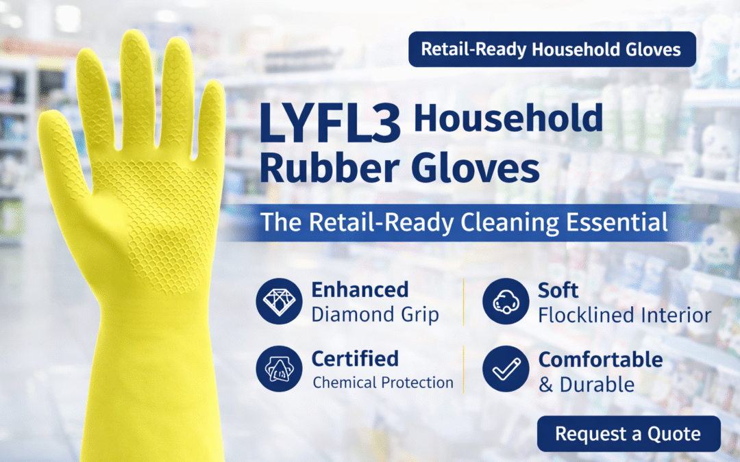 LYFL3 Household Rubber Gloves Built for Retail Success