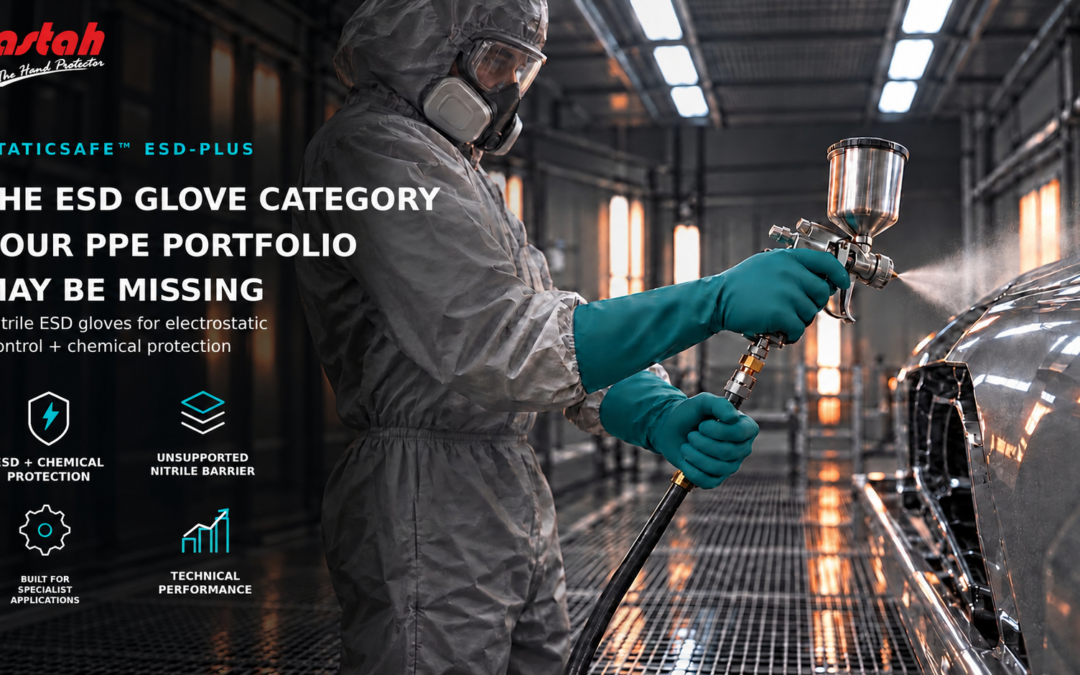 The ESD Glove Category Your PPE Portfolio May Be Missing: Nitrile ESD Gloves