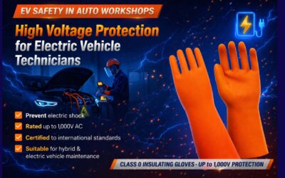 EV Safety on the Auto Workshop Floor: Nastah Electrical Insulating Gloves for High Voltage Protection