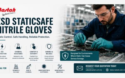 Future-Proof Industrial Safety with Next-Generation ESD StaticSafe Nitrile Gloves 